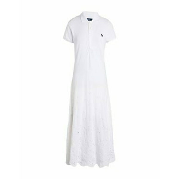 【送料無料】 ラルフローレン レディース ワンピース トップス Midi dresses White