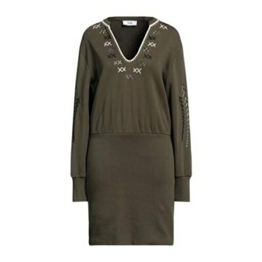 【送料無料】 ジジル レディース ワンピース トップス Mini dresses Green 【送料無料】 ジジル レディース ワンピース トップス Mini dresses Green