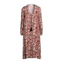 【送料無料】 メルシー レディース ワンピース トップス Midi dresses Red