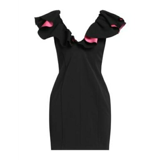【送料無料】 ピンコ レディース ワンピース トップス Mini dresses Black 【送料無料】 ピンコ レディース ワンピース トップス Mini dresses Black