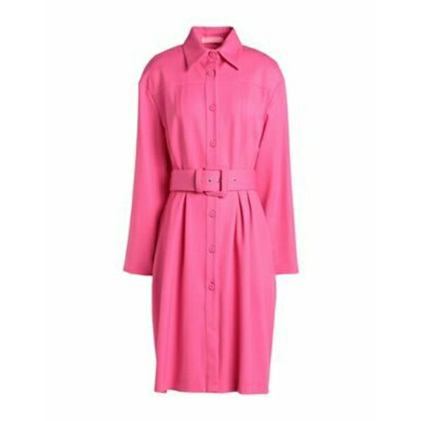 【送料無料】 エルマンノ シェルヴィーノ レディース ワンピース トップス Midi dresses Pink