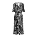 【送料無料】 ジョセフリブコフ レディース ワンピース トップス Midi dresses Black