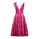 【送料無料】 キャロライナヘレラ レディース ワンピース トップス Midi dresses Pink