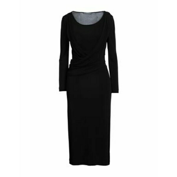 【送料無料】 アルベルタ フェレッティ レディース ワンピース トップス Midi dresses Black