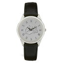 W[fB Y rv ANZT[ Montana Grizzlies Medallion Black Leather Wristwatch -