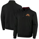 コロシアム メンズ ジャケット＆ブルゾン アウター Minnesota Golden Gophers Colosseum Tortugas Logo QuarterZip Jacket Black