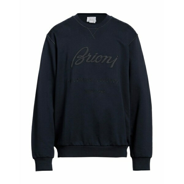 【送料無料】 ブリオーニ メンズ パーカー・スウェットシャツ アウター Sweatshirts Midnight blue