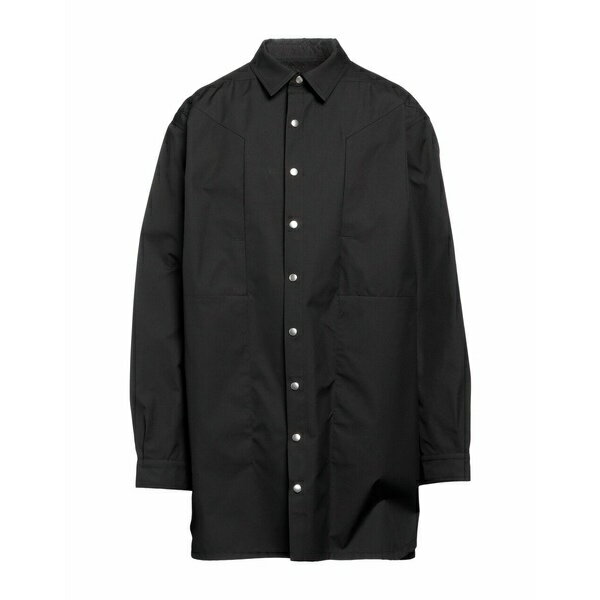 【送料無料】 リックオウエンス メンズ ジャケット＆ブルゾン アウター Overcoats & Trench Coats Black