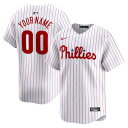 ナイキ メンズ ユニフォーム トップス Philadelphia Phillies Nike Home Limited Custom Jersey White