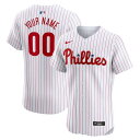 ナイキ メンズ ユニフォーム トップス Philadelphia Phillies Nike Home Elite Custom Jersey White