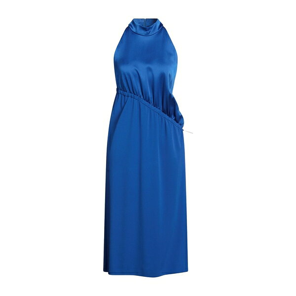 【送料無料】 モスキーノ レディース ワンピース トップス Midi dresses Blue