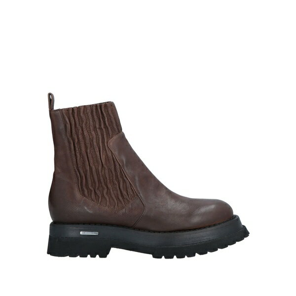 【送料無料】 マローニ レディース ブーツ シューズ Ankle boots Brown
