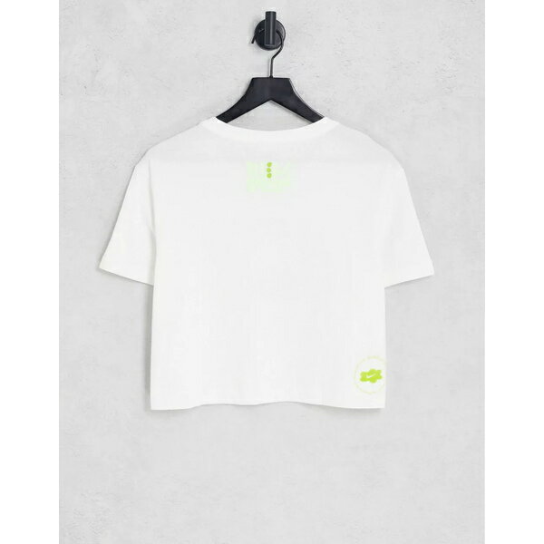 ナイキ レディース カットソー トップス Nike Spring Break essential cropped t-shirt in off white Off White