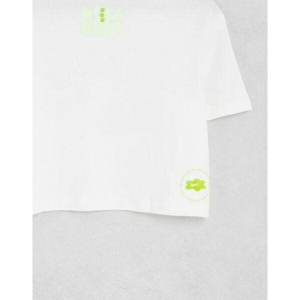 ナイキ レディース カットソー トップス Nike Spring Break essential cropped t-shirt in off white Off White