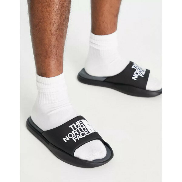 ノースフェイス メンズ サンダル シューズ The North Face Triarch sliders in black Black