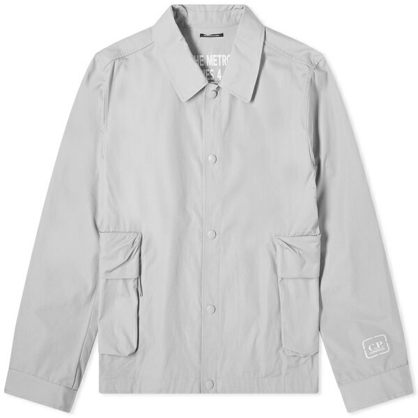 ԡѥˡ  㥱åȡ֥륾  C.P. Company Metropolis Hyst Overshirt Grey