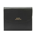 A[y[Z[ fB[X z ANZT[ A.P.C. Geneve Trifold Wallet Black