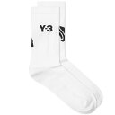 CX[ Y C A_[EFA Y-3 Socks White