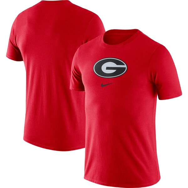 ナイキ メンズ Tシャツ トップス Georgia Bulldogs Nike Essential Logo TShirt Red