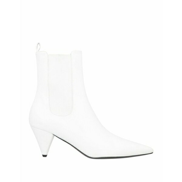 【送料無料】 ジル・サンダー レディース ブーツ シューズ Ankle boots White