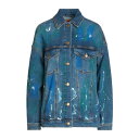 }bNX Ah R[ fB[X WPbgu] AE^[ Denim outerwear Blue