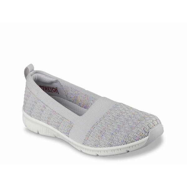 スケッチャーズ レディース スリッポン・ローファー シューズ Be Cool Sherbet Skies Slip-On Grey