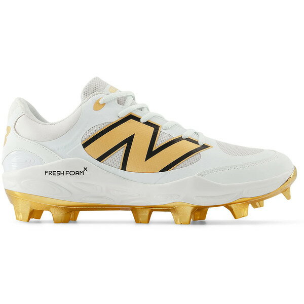 New Balance ニューバランス メンズ スニーカー 【New Balance Fresh Foam 3000v7 Molded White Metallic Gold】 サイズ US_M_14 White/Metallic Gold