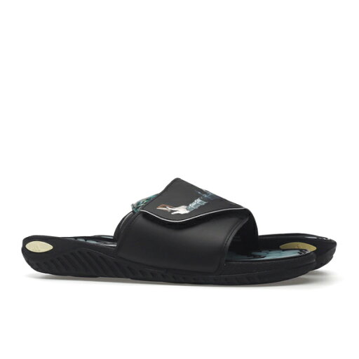 adidas アディダス メンズ スニーカー 【adidas Reptossage Hook-And-Loop Slides Yu-Gi-Oh! Blue Eyes White Dragon】 サイズ US_8.5(26.5cm) Core Black/Hazy Sky/Core Black