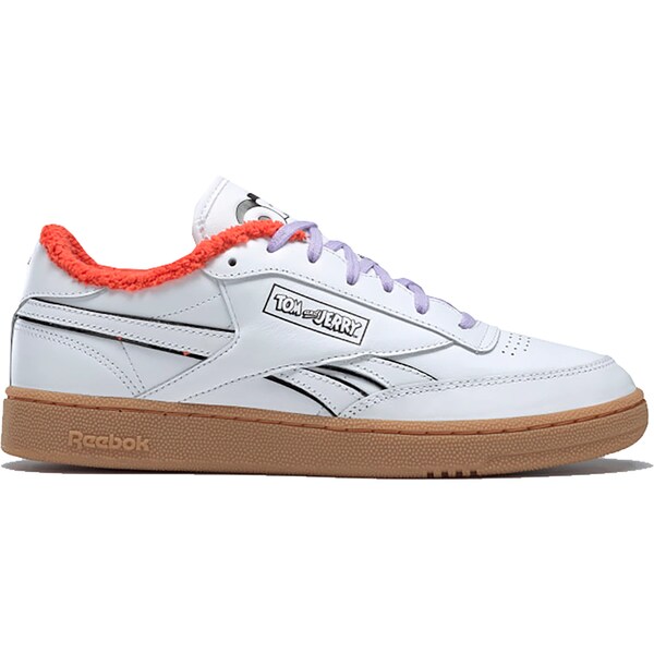 Reebok リーボック メンズ スニーカー 【Reebok Club C Revenge Tom and Jerry】 サイズ US_M_4.5 White/Reebok Rubber Gum-01-Black