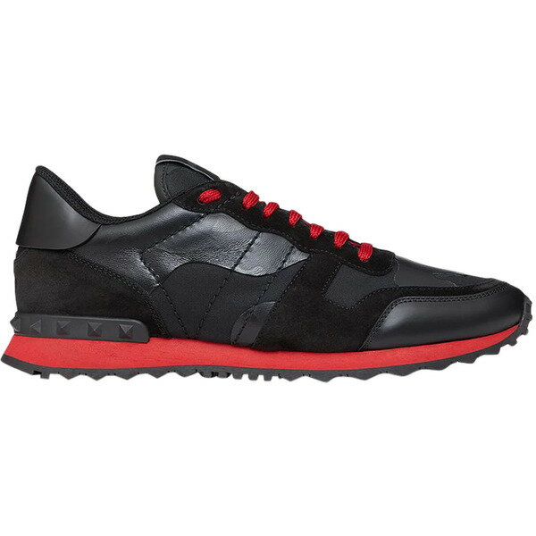 Valentino ヴァレンティノ メンズ スニーカー 【Valentino Garavani Rockrunner Black Valentino Red】 サイズ EU_41(26.0cm) Black/Valentino Red
