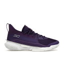 Under Armour アンダーアーマー メンズ スニーカー 【Under Armour Curry 7 Team Purple White】 サイズ US_10(28.0cm) Purple/White/Metallic Silver(4)