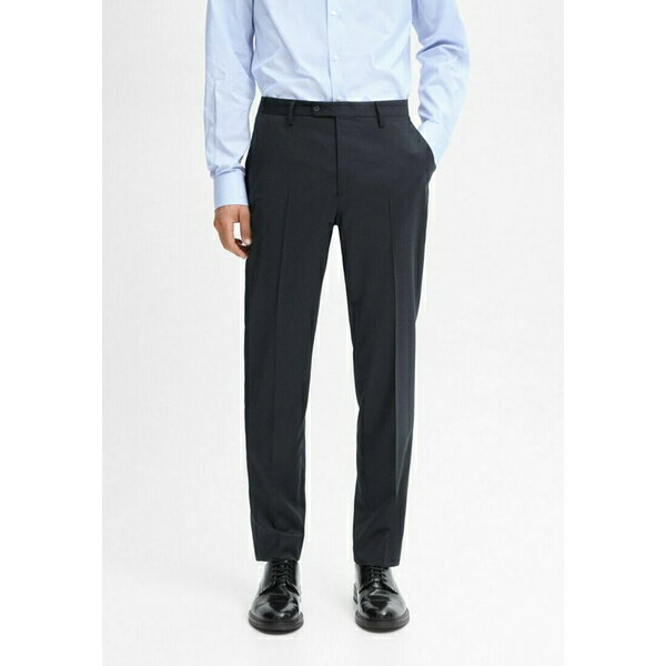 マッシモ ドゥッティ メンズ カジュアルパンツ ボトムス PLAIN - Suit trousers - dark blue