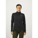 ピークパフォーマンス レディース パーカー・スウェットシャツ アウター TRAIL POLARTEC HALF ZIP - Fleece jumper - black