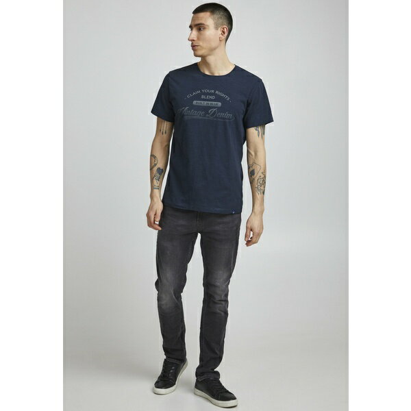 ブレンド メンズ Tシャツ トップス BHPILLO - Print T-shirt - dress blues