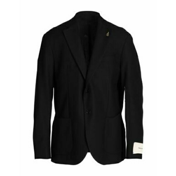 【送料無料】 パオローニ メンズ ジャケット&ブルゾン アウター Blazers Black