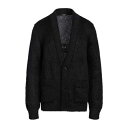 【送料無料】 バルマン メンズ カーディガン アウター Cardigans Black