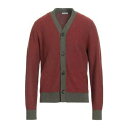 【送料無料】 マロ メンズ ニット&セーター アウター Cardigans Orange
