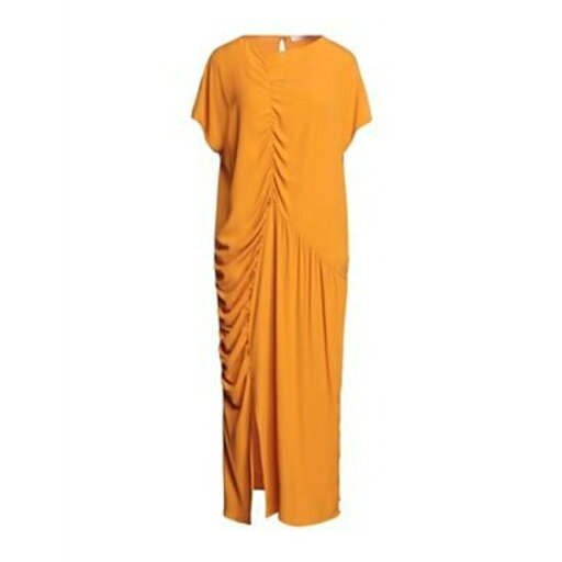 【送料無料】 リビアナコンティ レディース ワンピース トップス Midi dresses Orange 【送料無料】 リビアナコンティ レディース ワンピース トップス Midi dresses Orange