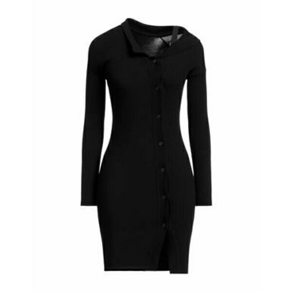 【送料無料】 ジャクエムス レディース ワンピース トップス Mini dresses Black