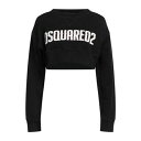 【送料無料】 ディースクエアード レディース パーカー・スウェットシャツ アウター Sweatshirts Black