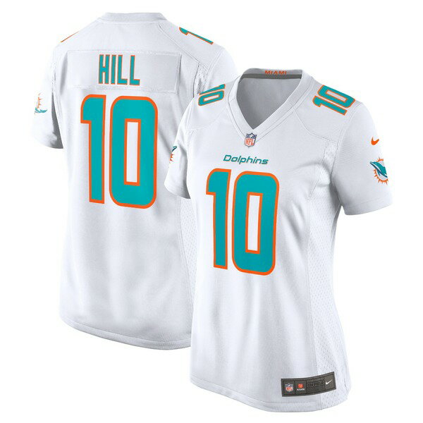 ナイキ レディース ユニフォーム トップス Tyreek Hill Miami Dolphins Nike Women's Player Jersey White