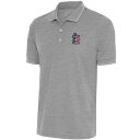 AeBOA Y |Vc gbvX St. Louis Cardinals Antigua Patriotic Affluent Polo Gray/White