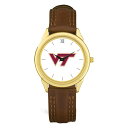 W[fB Y rv ANZT[ Virginia Tech Hokies Unisex Team Logo Leather Wristwatch -