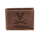 Go[O[G^[vCY Y z ANZT[ Virginia Cavaliers BiFold Leather Wallet Brown