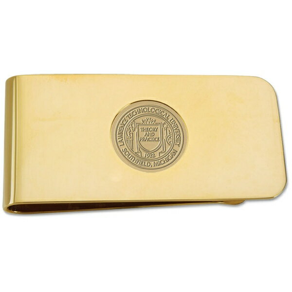 ジャーディン メンズ 財布 アクセサリー Lawrence Technological University Blue Devils Money Clip Gold