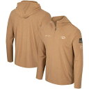 RVA Y WPbgu] AE^[ Missouri Tigers Colosseum OHT Military Appreciation Cloud Jersey Desert QuarterZip Pullover Khaki