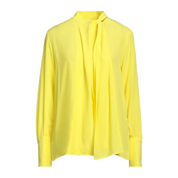 【送料無料】 エムエスジイエム レディース Tシャツ トップス Tops Yellow(4)