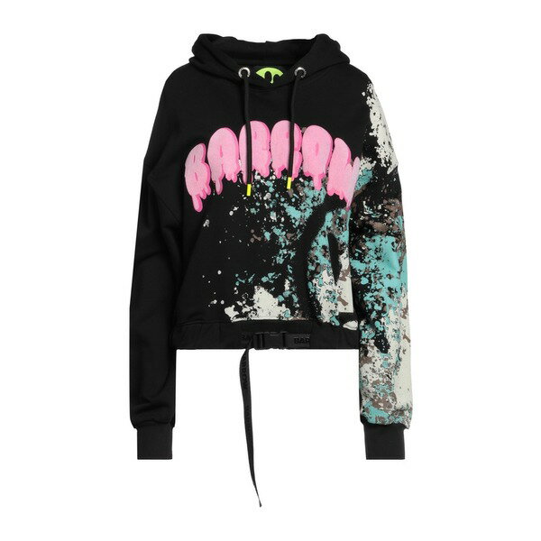 【送料無料】 バロウ レディース パーカー・スウェットシャツ アウター Sweatshirts Blackのサムネイル