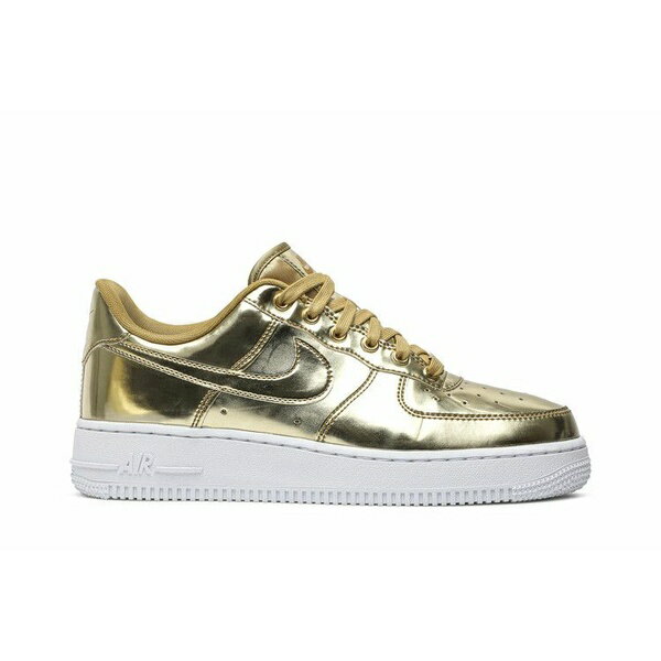Nike ʥ ǥ ˡ Wmns Air Force 1 SP 'Liquid Metal - Gold'  US_W_12.5 Gold