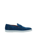 SANTONI サントーニ スリッポン・ローファー シューズ メンズ Loafers Blue